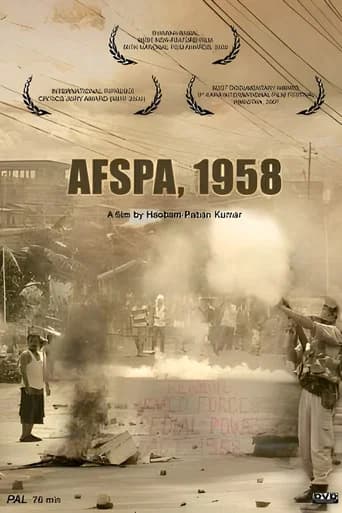AFSPA, 1958 poster