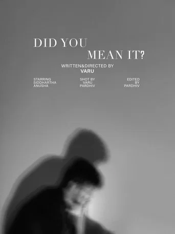 Did You Mean It? poster